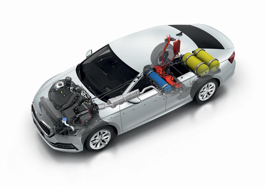 Схема Skoda Octavia G-Tec 2020 года  (WW) (фото 6 из 9)